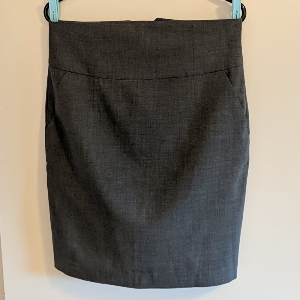 Banana Republic Grey Pencil Skirt